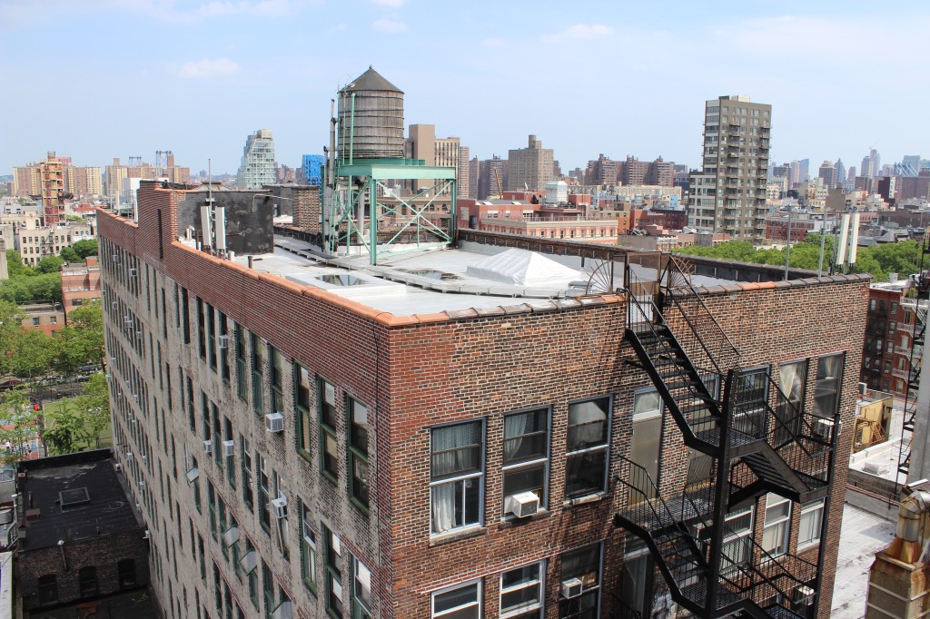 Looking east from The New Museum in Manhattan, toward Brooklyn, NY.